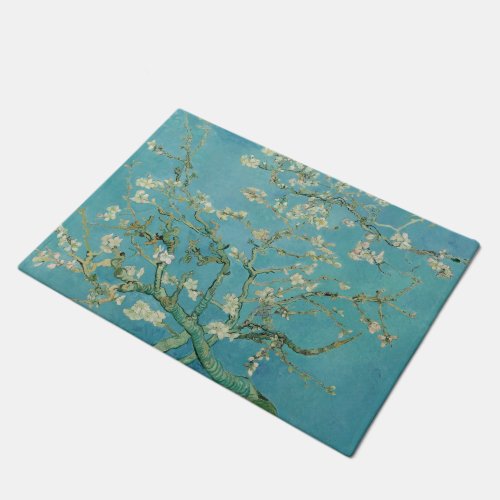 Vincent van Gogh _ Almond tree in blossom Doormat