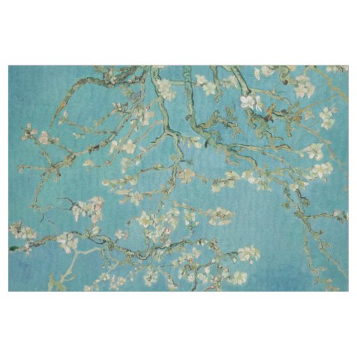 Vincent van Gogh Almond tree in blossom upholstery Fabric