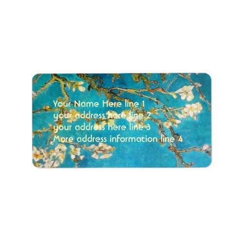 Vincent van Gogh Almond Tree Label