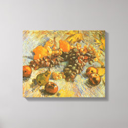 Vincent van Gogh - Apples, Pears, Lemons, Grapes Canvas Print