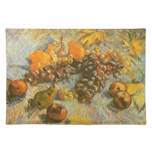 Vincent van Gogh - Apples, Pears, Lemons, Grapes Cloth Placemat