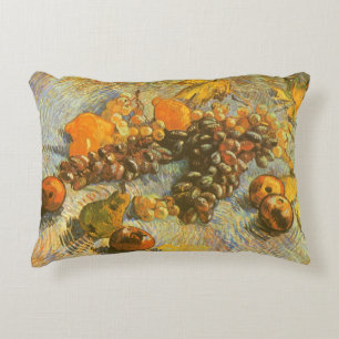 Vincent van Gogh - Apples, Pears, Lemons, Grapes Decorative Pillow