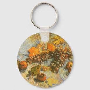 Vincent van Gogh - Apples, Pears, Lemons, Grapes Keychain