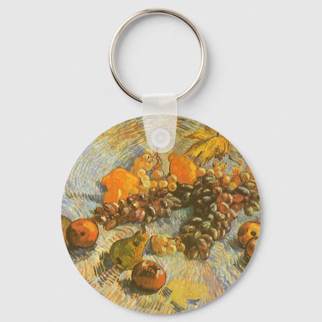Vincent van Gogh - Apples, Pears, Lemons, Grapes Keychain (Front)