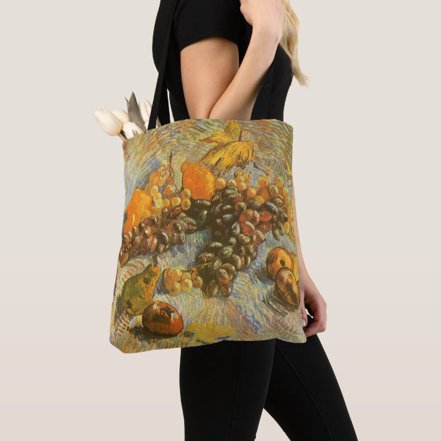 Vincent van Gogh - Apples, Pears, Lemons, Grapes Tote Bag (Close Up)