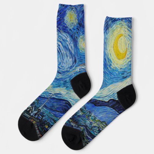 Vincent Van Gogh   art collection Socks