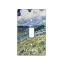 Vincent Van Gogh Art Monogram Kids Room Nursery Light Switch Cover