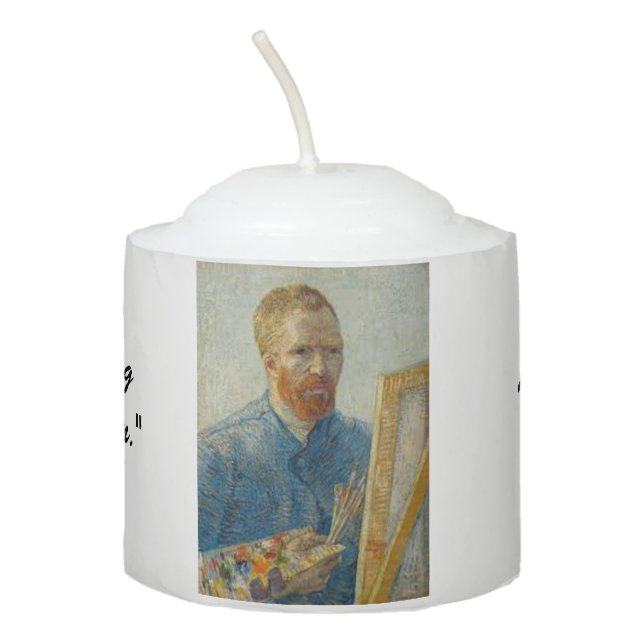 Vincent Van Gogh - Artist Self-Portrait Votive Votive Candle (Front)
