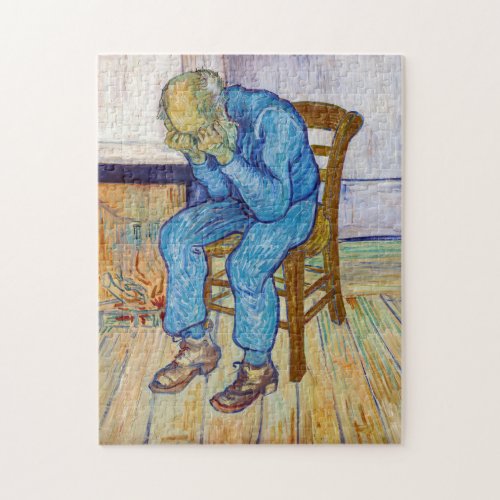 Vincent van Gogh _ At Eternitys Gate Jigsaw Puzzle