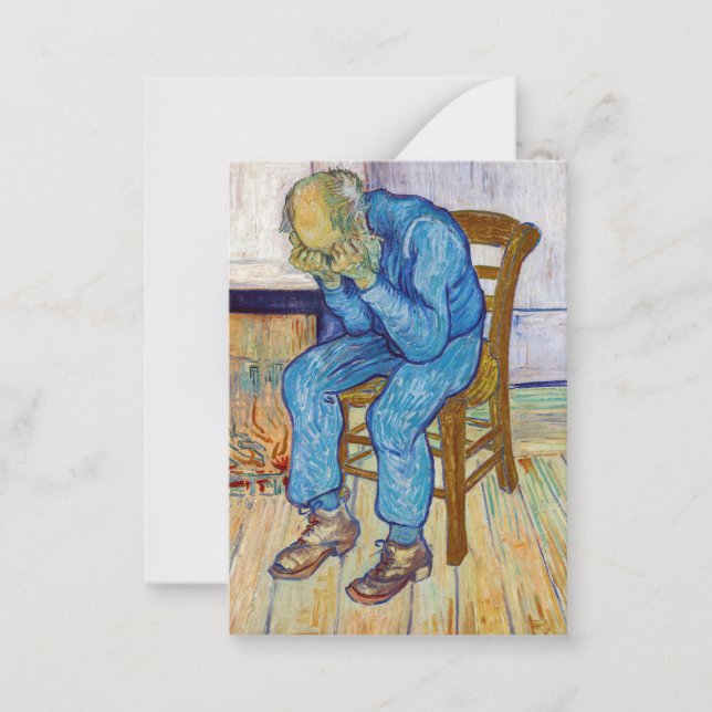 Vincent van Gogh - At Eternity's Gate Note Card (Front)