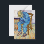 Vincent van Gogh - At Eternity's Gate Note Card<br><div class="desc">At Eternity's Gate / Sorrowing old man / On the Threshold of Eternity - Vincent van Gogh,  1890</div>