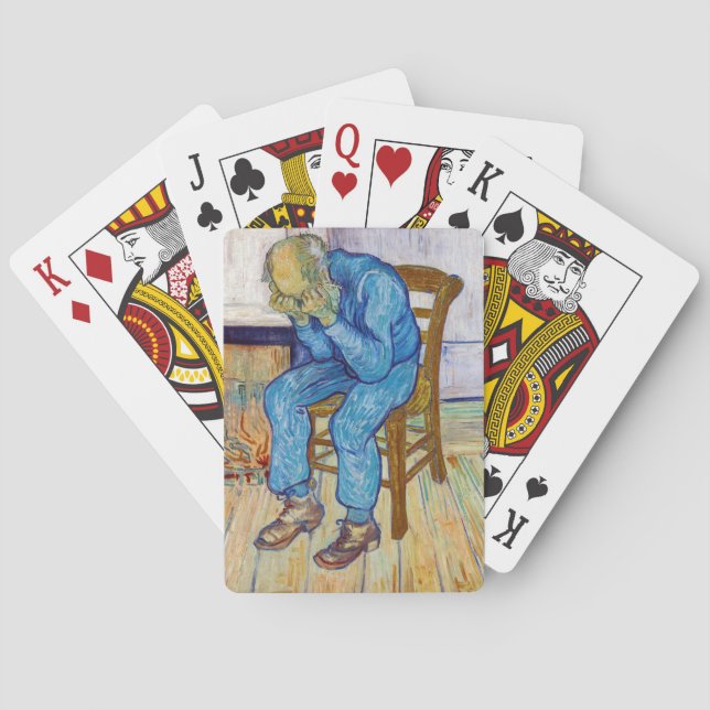Vincent van Gogh - At Eternity's Gate Poker Cards (Back)