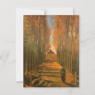 Vincent van Gogh - Avenue of Poplars in Autumn