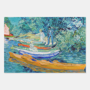 Vincent van Gogh - Bank of the Oise at Auvers Wrapping Paper Sheets
