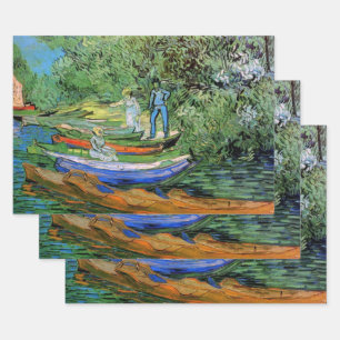 Vincent van Gogh - Bank of the Oise at Auvers Wrapping Paper Sheets