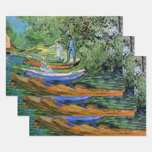 Vincent van Gogh - Bank of the Oise at Auvers Wrapping Paper Sheets (Set)