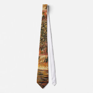 Vincent Van Gogh - Banks Of The Seine Fine Art Neck Tie