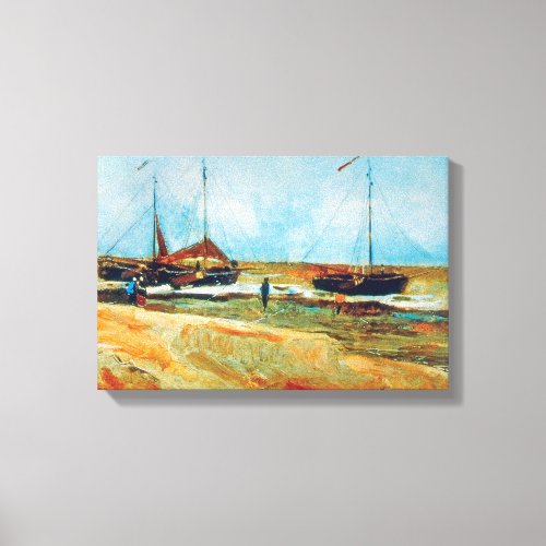 Vincent Van Gogh _ Beach at Scheveningen Fine Art Canvas Print