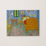 Vincent Van Gogh Bedroom. Impressionism room art Jigsaw Puzzle<br><div class="desc">Vincent Van Gogh "The Bedroom" jigsaw puzzle. Impressionism art.</div>