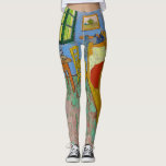 Vincent Van Gogh. Bedroom. Impressionism vintage Leggings<br><div class="desc">Vincent Van Gogh "The Bedroom" leggings.</div>