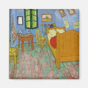 Vincent Van Gogh Bedroom. Impressionism vintage Magnet