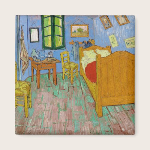 Vincent Van Gogh Bedroom. Impressionism vintage Magnet Vincent Van Gogh Bedroom. Impressionism vintage Magnet