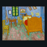 Vincent Van Gogh. Bedroom. Impressionism vintage Poster<br><div class="desc">Vincent Van Gogh "The Bedroom" poster.</div>
