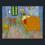 Vincent Van Gogh. Bedroom. Impressionism vintage Poster<br><div class="desc">Vincent Van Gogh "The Bedroom" poster.</div>