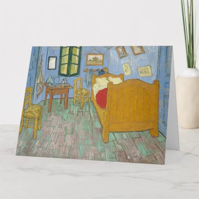 Vincent Van Gogh, Bedroom in Arles, 2nd Version Card (Front)
