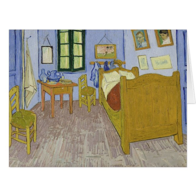 Vincent Van Gogh, Bedroom in Arles, 3rd Version Cards (Front Horizontal)