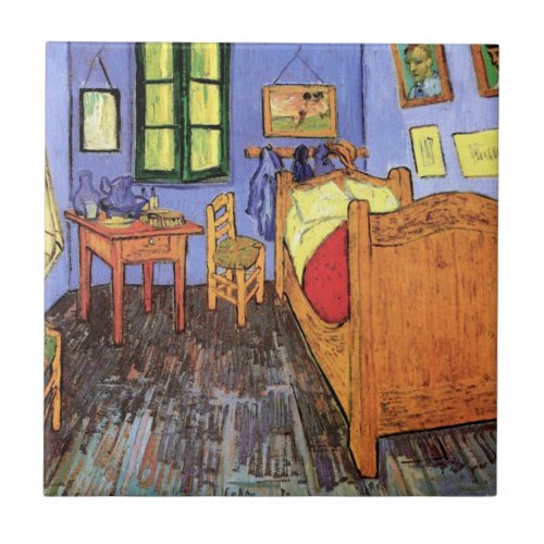 Vincent Van Gogh _ Bedroom In Arles Fine Art Ceramic Tile