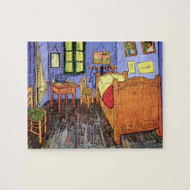 Vincent Van Gogh - Bedroom In Arles Fine Art Jigsaw Puzzle (Horizontal)