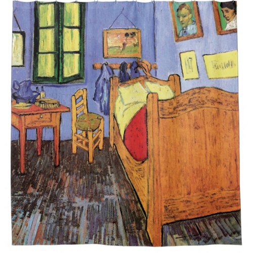 Vincent Van Gogh _ Bedroom In Arles Fine Art Shower Curtain