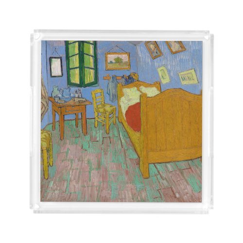 Vincent Van Gogh Bedroom Painting Acrylic Tray