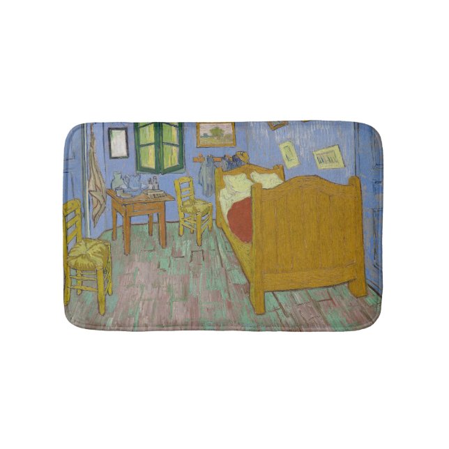 Vincent Van Gogh Bedroom Painting Bath Mat (Front)