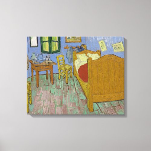 Vincent Van Gogh Bedroom Painting Canvas Print