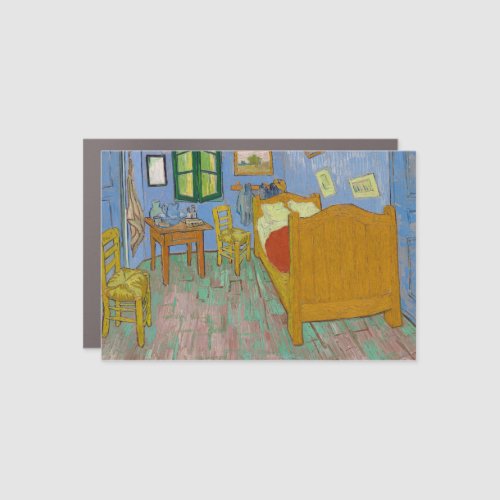 Vincent Van Gogh Bedroom Painting Car Magnet