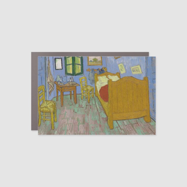 Vincent Van Gogh Bedroom Painting Car Magnet (Front)