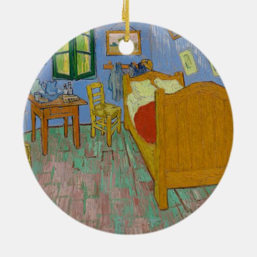 Vincent Van Gogh Bedroom Painting Ceramic Ornament
