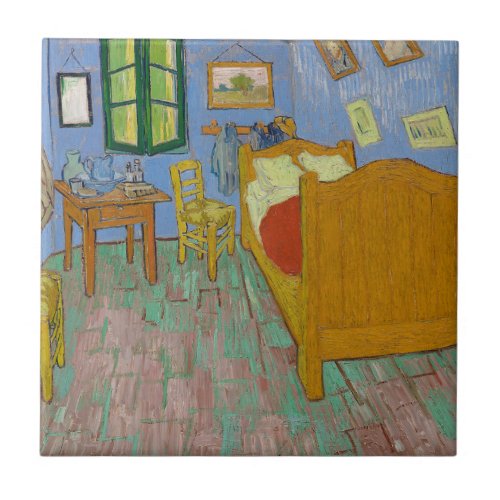 Vincent Van Gogh Bedroom Painting Ceramic Tile