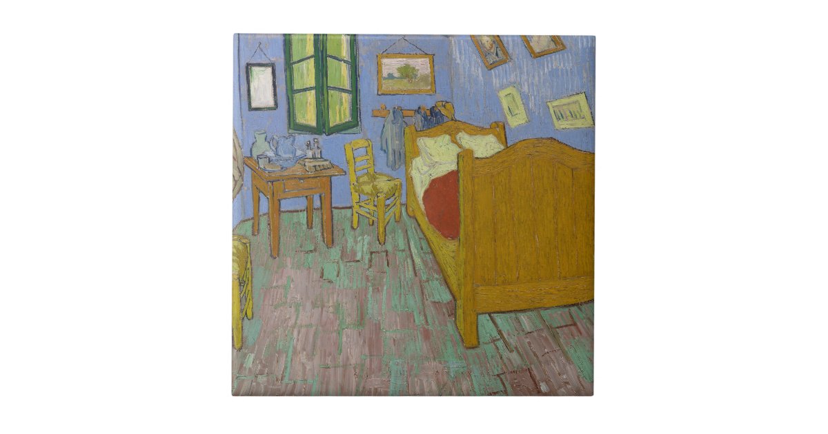 Vincent Van Gogh Bedroom Painting Ceramic Tile Zazzle