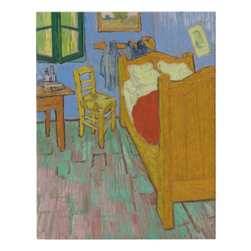 Vincent Van Gogh Bedroom Painting Faux Canvas Print