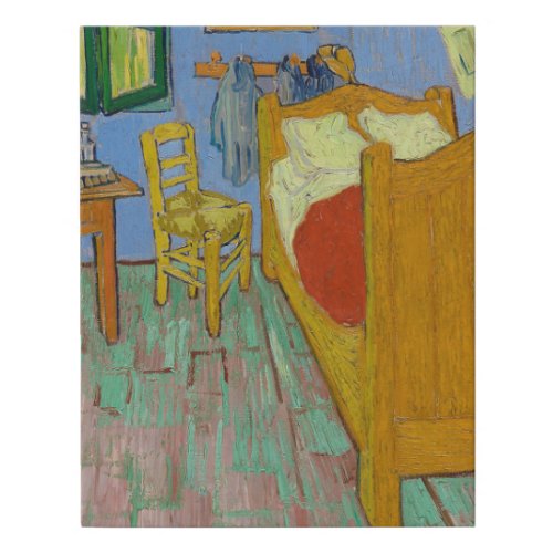 Vincent Van Gogh Bedroom Painting Faux Canvas Print