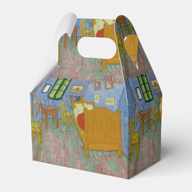 Vincent Van Gogh Bedroom Painting Favor Boxes (Front Side)