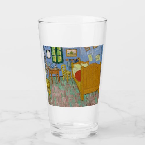 Vincent Van Gogh Bedroom Painting Glass