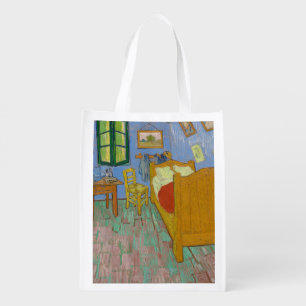 Vincent Van Gogh Bedroom Painting Grocery Bag
