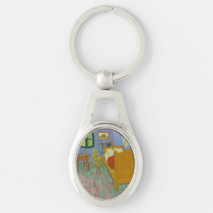Vincent Van Gogh Bedroom Painting Keychain
