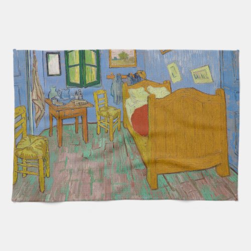 Vincent Van Gogh Bedroom Painting Kitchen Towel
