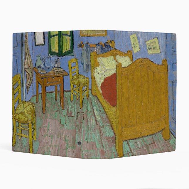 Vincent Van Gogh Bedroom Painting Mini Binder (Background)