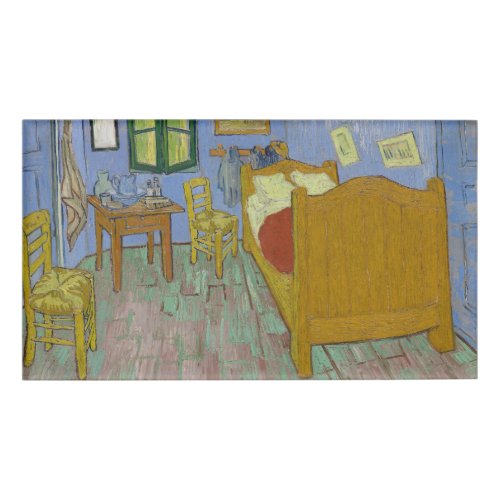 Vincent Van Gogh Bedroom Painting Name Tag